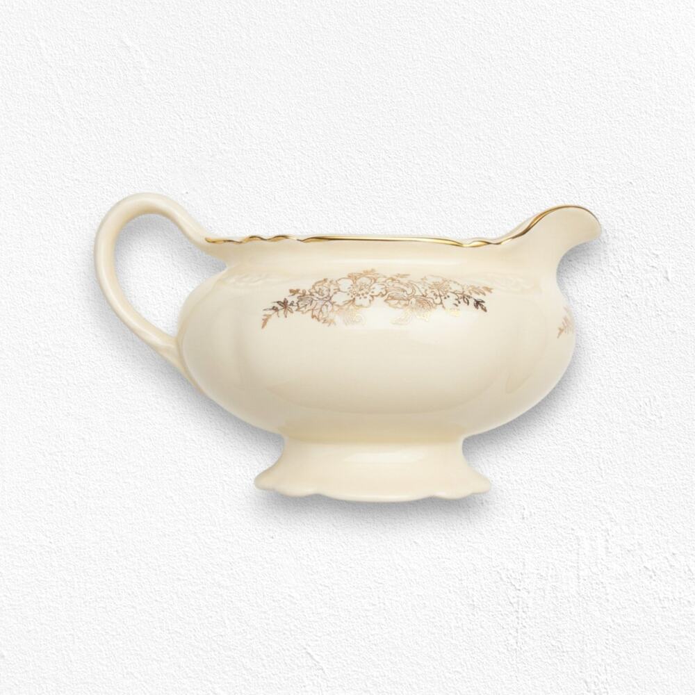 1950s Vintage Homer Laughlin Creamer Virginia Rose Golden Rose Pattern USA Made